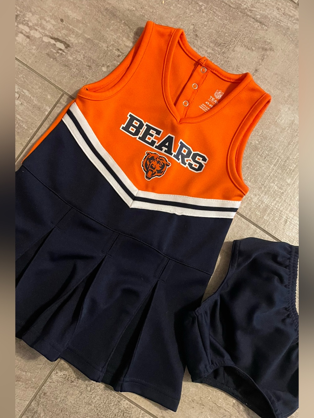NFL Chicago Bears Cheerleader Outfit Size 4T